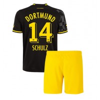 Fotbalové Dres Borussia Dortmund Nico Schulz #14 Dětské Venkovní 2022-23 Krátký Rukáv (+ trenýrky)